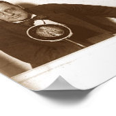 Die alte Radio-Kabine Poster (Ecke)