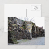 Die alte römische Stadtmauer Postkarte (Vorne/Hinten)