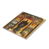 Die alte russische Ikone Fliese (Seite)