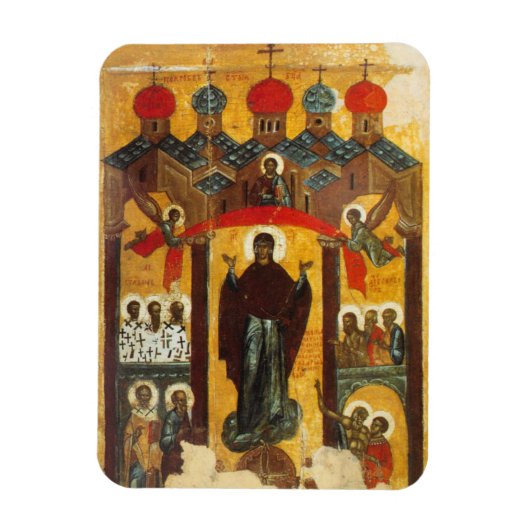 Die alte russische Ikone Magnet (Vertikal)