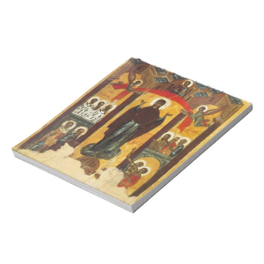 Die alte russische Ikone Notizblock (Rotiert)