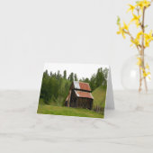 Die alte Scheune... Karte (Gelbe Blume)