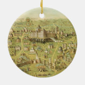 Die alte Stadt von Jerusalem u. Solomons von Keramikornament (Hinten)