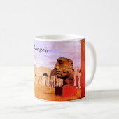Die alte Stadt von Pompeji Kaffeetasse (VorderseiteRechts)
