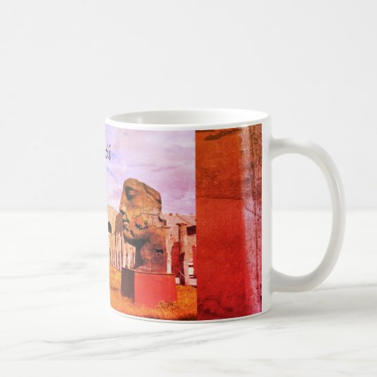 Die alte Stadt von Pompeji Kaffeetasse (Rechts)