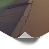 Die alte Steinburg | AI Art Poster (Ecke)