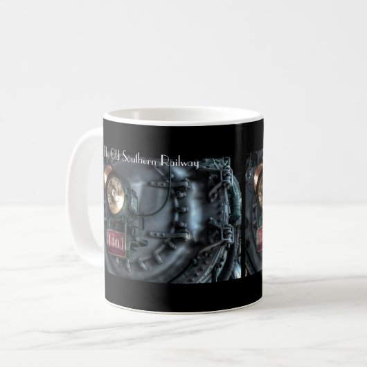 Die alte südliche Eisenbahn Kaffeetasse (Vorderseite Links)