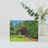 Die alte überdachte Brücke Postkarte (Stehend Vorderseite)
