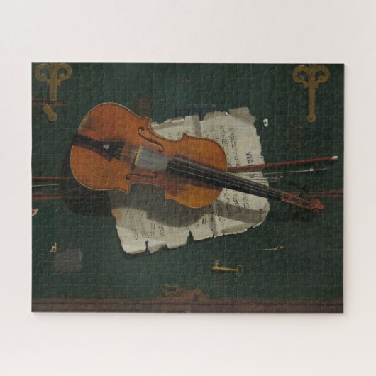 Die alte Violine Harnett Fine Art Puzzle (Horizontal)