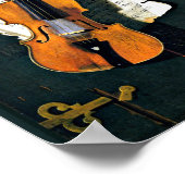 Die alte Violine - John Peto Poster (Ecke)