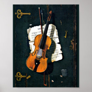 Die alte Violine - John Peto Poster