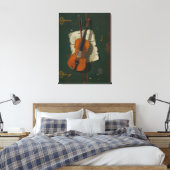 Die alte Violine Leinwanddruck (Insitu (Schlafzimmer))