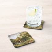 Die alte Wasser-Mühle, 1790 (Öl auf Leinwand) Getränkeuntersetzer (Rechte Seite)