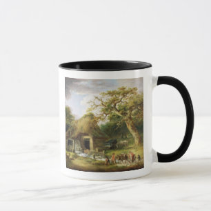 Die alte Wasser-Mühle, 1790 (Öl auf Leinwand) Tasse