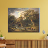 Die alte Wassermühle von George Morland Leinwanddruck (Insitu (Wohnzimmer))