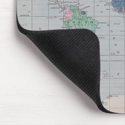 Die alte WeltVintage Karten-Sammlung Mousepad (Ecke)