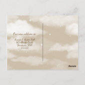 Die alte westliche Szene, die wir bewegen Postkarte (Rückseite)