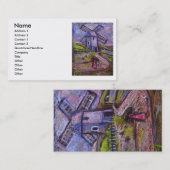 Die ALTE WINDMÜHLE, Name, Adresse 1, Adresse 2, C… Visitenkarte (Vorne/Hinten)