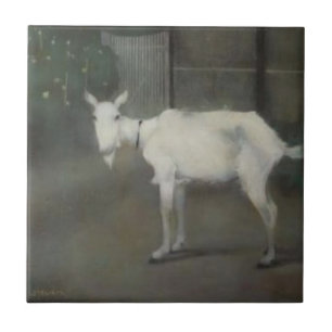 Die alte Ziege (von Jan Mankes) Fliese