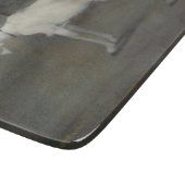 Die alte Ziege (von Jan Mankes) Schneidebrett (Ecke)