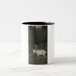 Die alte Ziege (von Jan Mankes) Zweifarbige Tasse