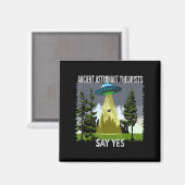 Die alten Astronautentheoretiker sagen Ja, Entführ Magnet (Vorderseite/Rückseite)