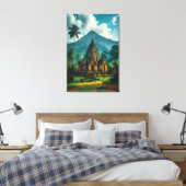 Die alten Candi der Hügel Leinwanddruck (Insitu (Schlafzimmer))