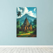 Die alten Candi der Hügel Leinwanddruck (Insitu (Holzboden))
