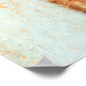 die alten Holztüren im Hintergrund antike Architek Poster (Ecke)