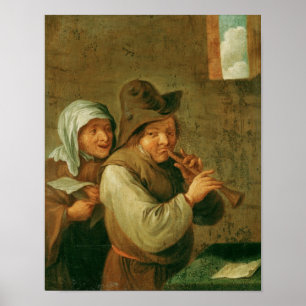Die alten Paare Poster