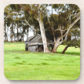 Die alten Untersetzer aus Holz (Vorderseite)