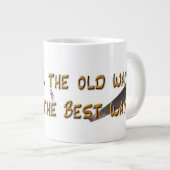 Die alten Wege Jumbo-Tasse (Vorderseite Rechts)