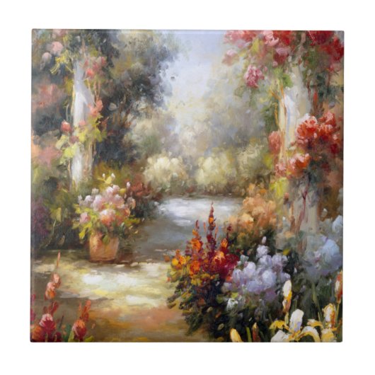 Die alten Zeiten I Fliese (Vorderseite)