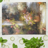 Die alten Zeiten I Geschirrtuch (Gefaltet)