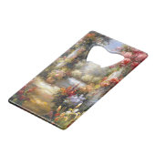 Die alten Zeiten I Kreditkartenflaschenöffner (Rückseite Schrägansicht)