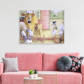 Die alten Zeiten Leinwanddruck (Insitu (Wohnzimmer))