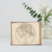 Die älteste Weltkarte Postkarte (Stehend Vorderseite)