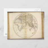 Die älteste Weltkarte Postkarte (Vorne/Hinten)