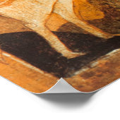 Die altrussische Ikone St.George Poster (Ecke)