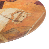 Die altrussische Ikone St.George Schneidebrett (Ecke)