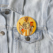 Die altrussische Ikone St.Nicholas Button (Beispiel)