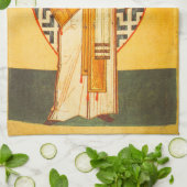 Die altrussische Ikone St.Nicholas Handtuch (Gefaltet)