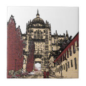 Die Altstadt von Salamanca Fliese (Vorderseite)