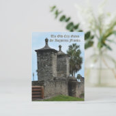 Die Altstadt von St. Augustine - FL Postkarte (Stehend Vorderseite)