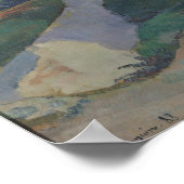 Die Alyscamps, Arles, 1888 Poster (Ecke)