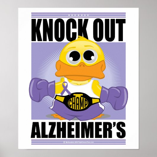 Die Alzheimer-Krankheit abbrechen Poster (Vorne)