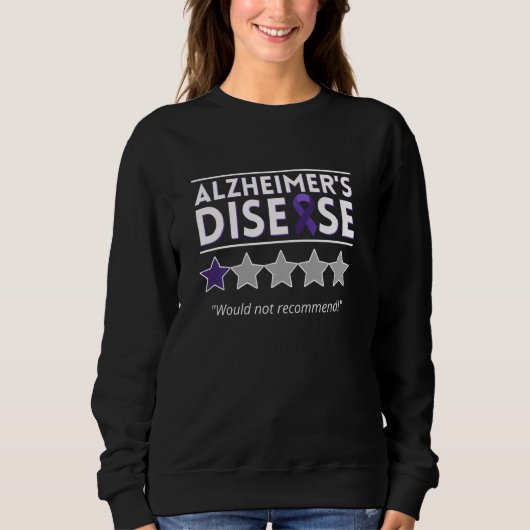 Die Alzheimer-Krankheit würde kein Bewusstsein emp Sweatshirt (Vorderseite)