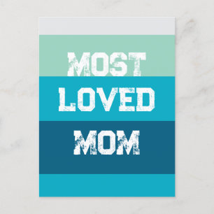 Die am meisten geliebte Mama Postkarte