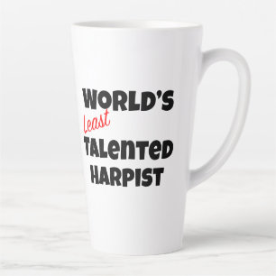 Die am wenigsten talentierte Harpist-Gag-Tasse Milchtasse