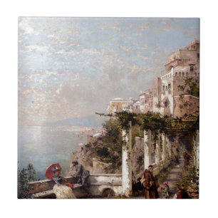 Die Amalfi-Küste durch Franz Richard Unterberger Fliese